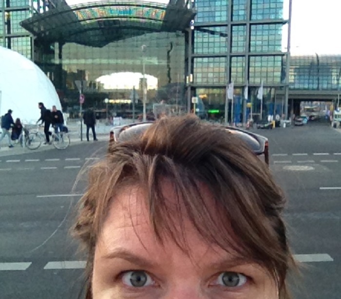 Selfie am Hauptstadtbahnhof (c) S. Plagge