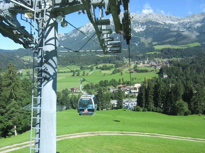 Sommer in Tirol - hoch mit der Brandstadl Bahn