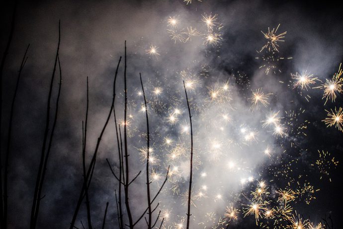 Feuerwerk zum Jahreswechsel