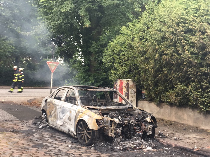 Rückblick G20- ausgebrannte Autos