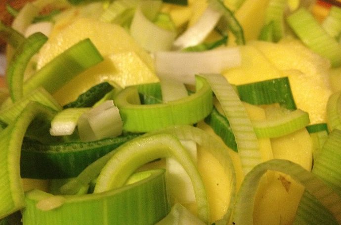 Gesund kochen - mit Lauch